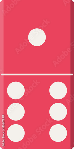 Cartoon domino tiles. Family leisure board games.