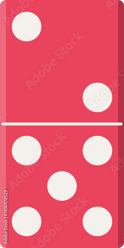 Cartoon domino tiles. Family leisure board games.