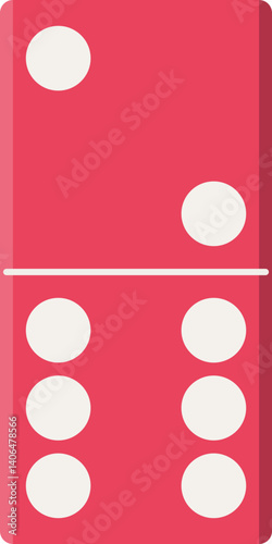 Cartoon domino tiles. Family leisure board games.