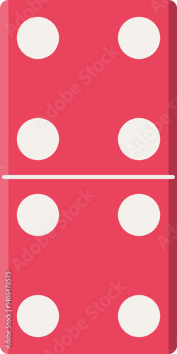 Cartoon domino tiles. Family leisure board games.