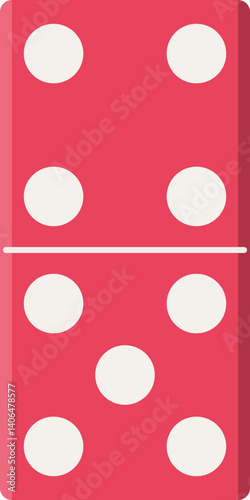 Cartoon domino tiles. Family leisure board games.