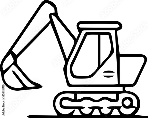 tractor, icon, farm, vector