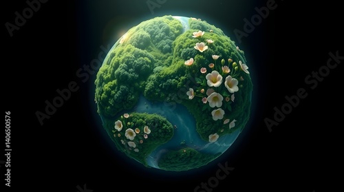 planet earth in space, environment, save the earth, earth day photo