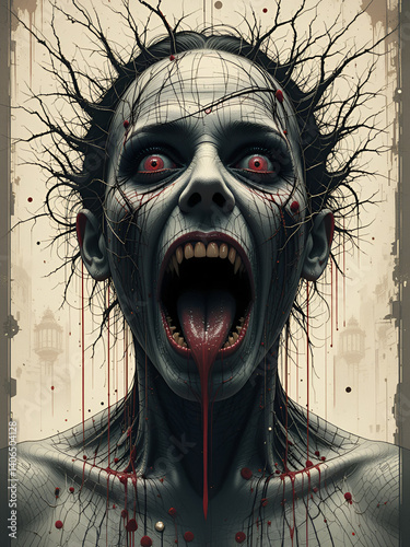 Horror movie poster.