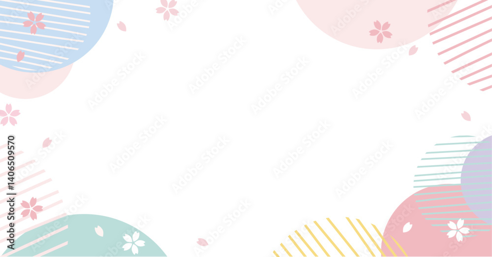 春をイメージしたおしゃれなフレーム