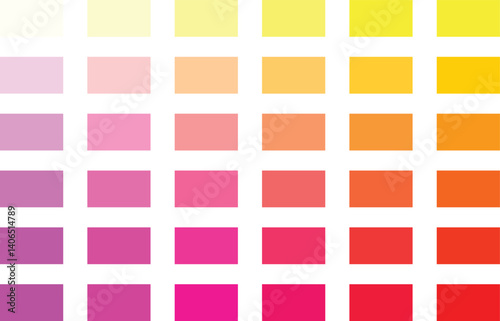 Collection of various color code catalogues