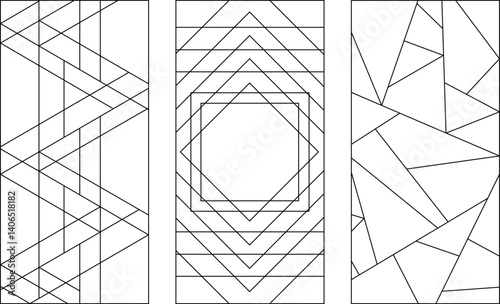 silhouette design vector illustration sketch image decoration background ornament abstract modern art deco retro