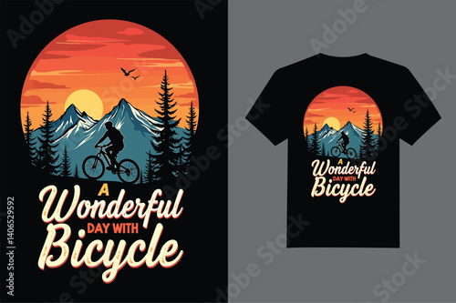 Psychedelic Bicycle Day T-Shirt Design