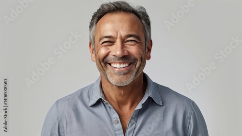 portrait of a old man smiling