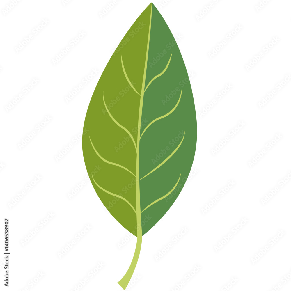 A flat design green leaf illustration with clean lines, perfect for eco-friendly, botanical, or nature-themed projects, icons, or digital artwork. A flat design green leaf illustration with clean lines, perfect for eco-friendly, botanical, or nature-themed projects, icons, or digital artwork.