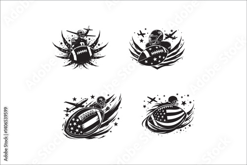 American Football Player Silhouette Vector – High-Impact Sports Design

Dynamic Football Action Silhouette – Vector Illustration for Game Day

Gridiron Warrior – American Football Vector Silhouette Pa