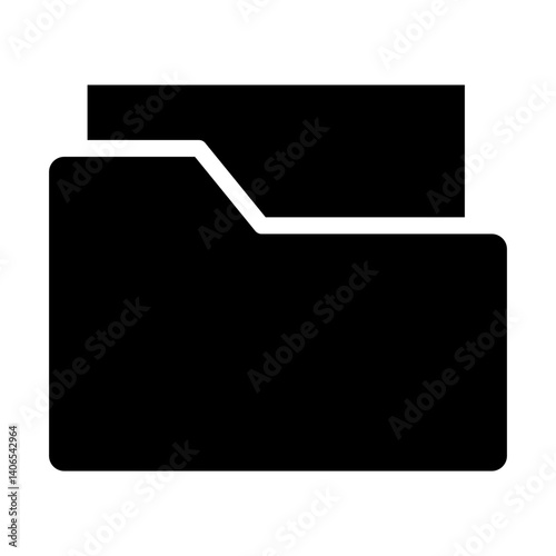 Folder Glyph Icon