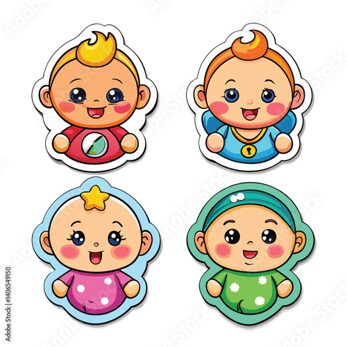 Cute Cartoon Babies