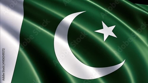 pakistani flag for national Day or Independence Day of pakistan