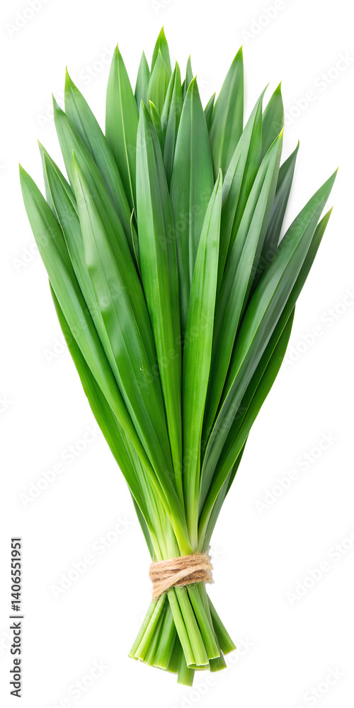 Fototapeta premium green PANDAN LEAVES
