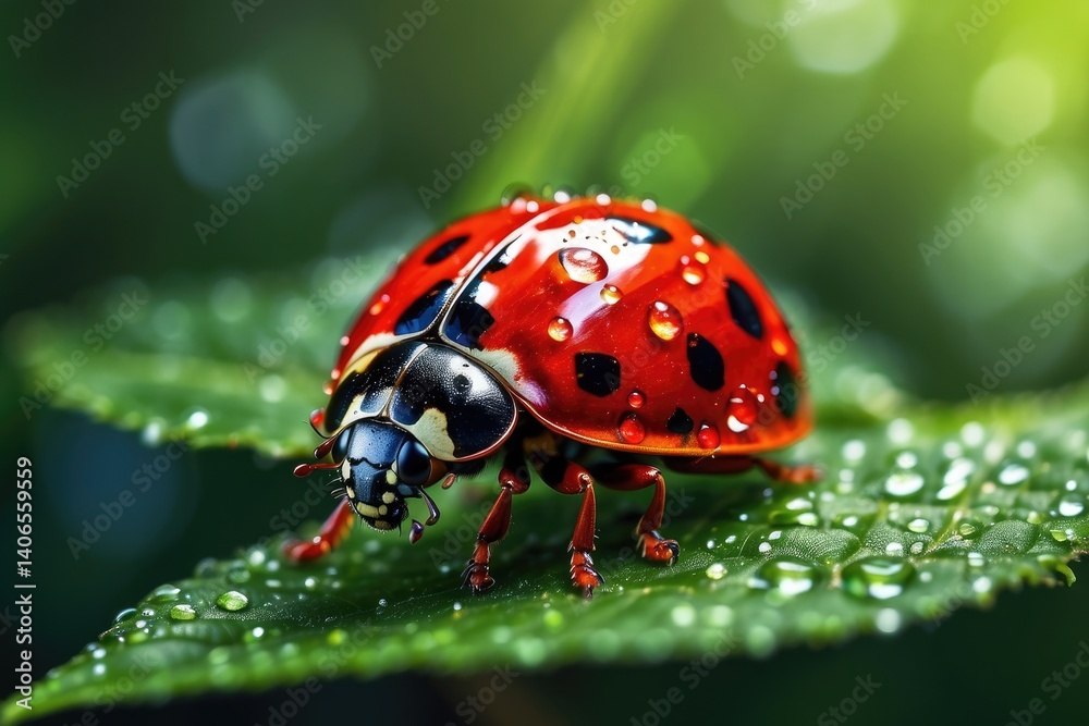 Ladybug Among the Leaves Ladybug Among the Leaves