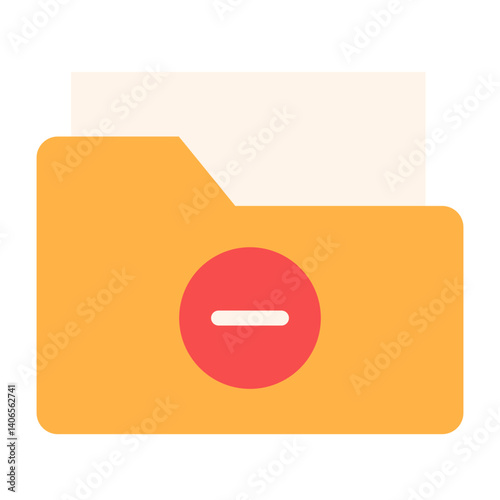 Delete Folder Flat Icon