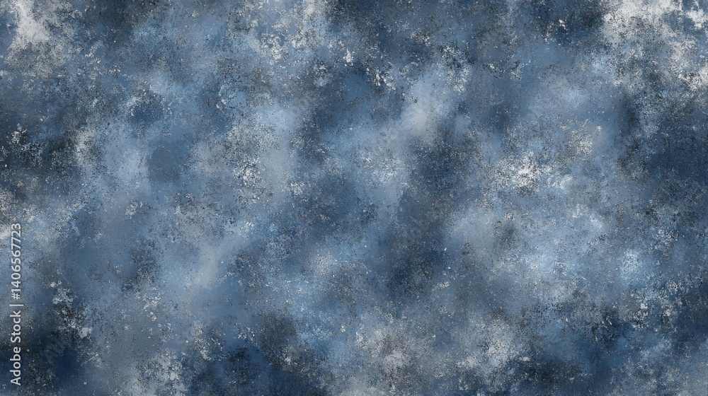 Obraz premium Blue Gray Speckled Abstract Texture Background