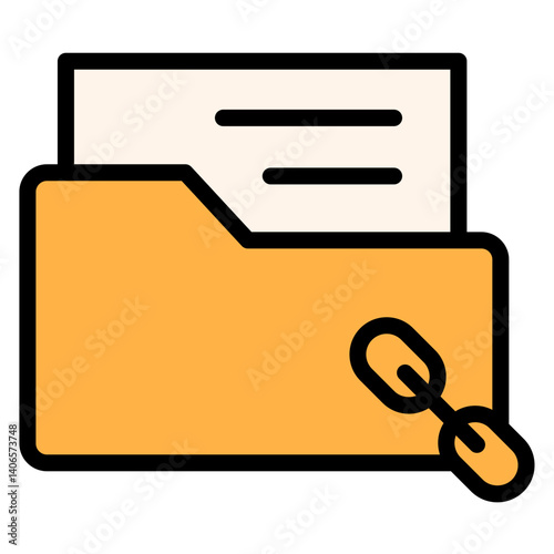 Link Folder Filled Icon