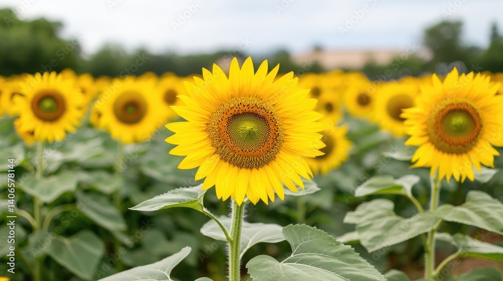 Vibrant sunflowers in full bloom nature photography summer flowers Vibrant sunflowers in full bloom nature photography summer flowers
