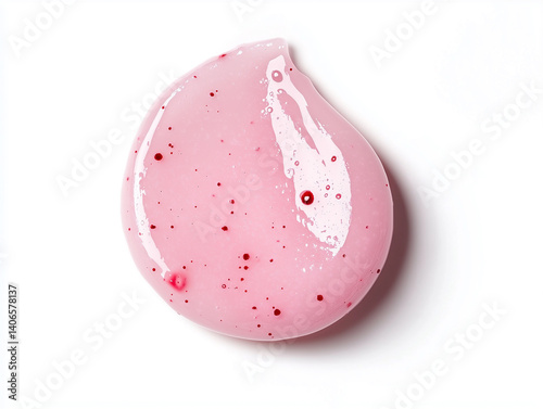 commercial beauty shot, cosmetic texture and drop