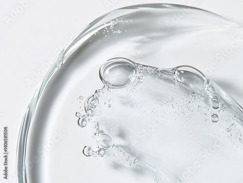 commercial beauty shot, cosmetic texture and drop