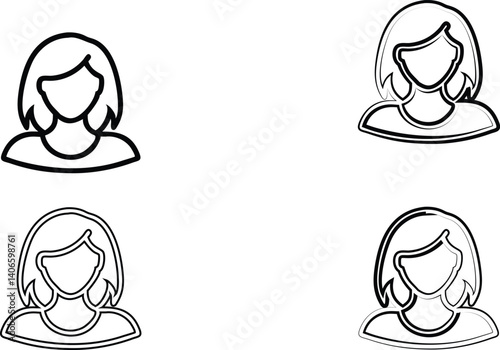 Simple geometric figures, minimalist human shapes, male and female symbols, bathroom sign icons, black and white line drawings, gender representation, stylized pictograms, abstract human forms, circul