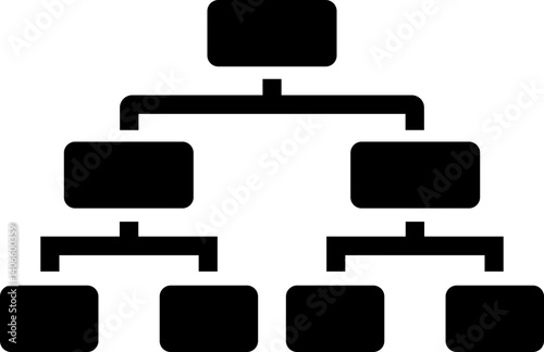 Tournament bracket set flat icon. symbol of tournament board chart isolated on transparent background