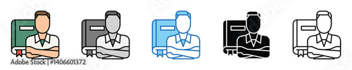 Study Icons Set – Editable Vector Icons in Multiple Styles