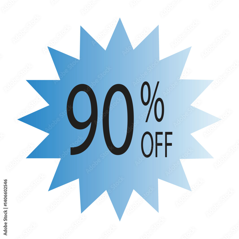 Simple icon of red discount stickers Simple icon of red discount stickers