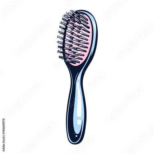 Oval Hair Brush with Soft Bristles Perfect for Detangling and Styling
