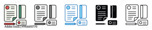 Branding Icons Set – Editable Vector Icons in Multiple Styles