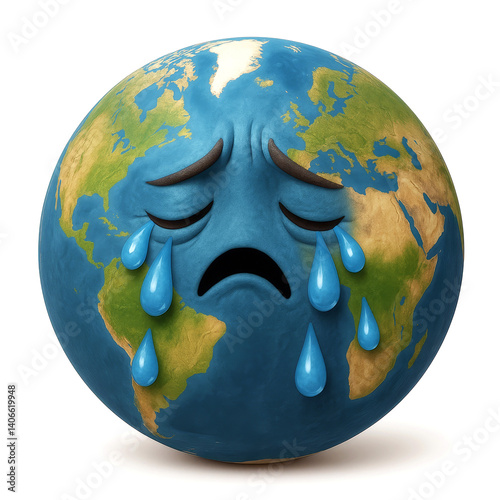 crying Earth highlights social issue raising awareness of environmental concerns