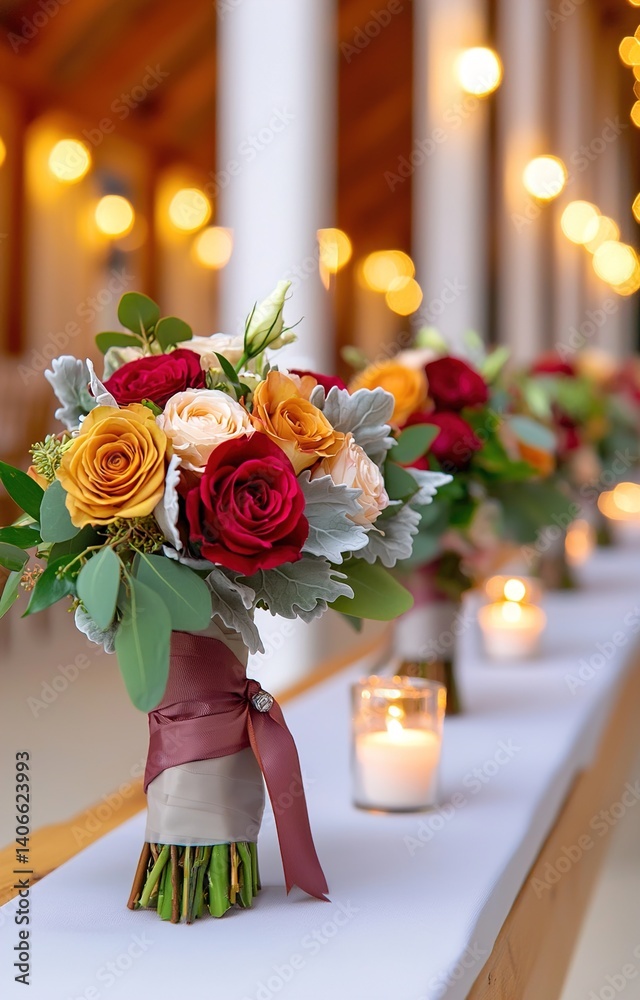 Obraz premium bouquet of roses in a vase