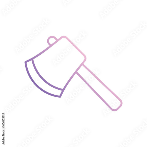Axe icon vector stock illustration