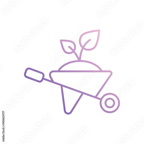 Mulch icon vector stock illustration