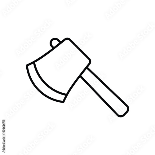Axe icon vector stock illustration