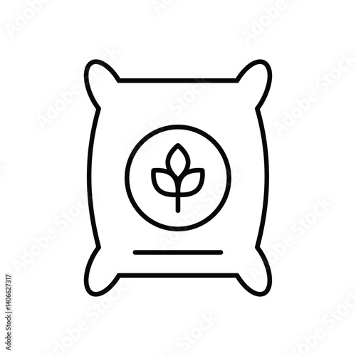 Seed Bag icon vector stock illustration