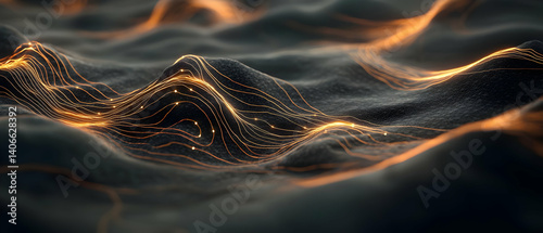 Abstract landscape of data flow