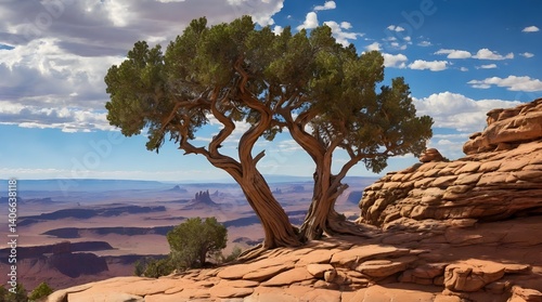Wild Juniper tree Canyonlands.generative.ai