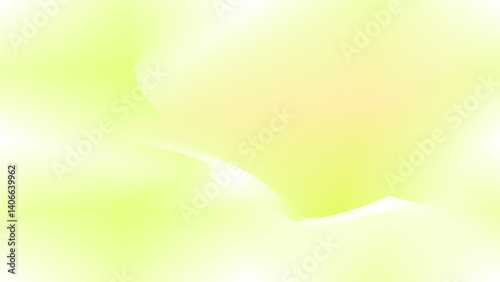 Minimalist elegant background in yellow color. Vector illustration with simple gradient. Clear background with curve and geometric abstract patterns. 