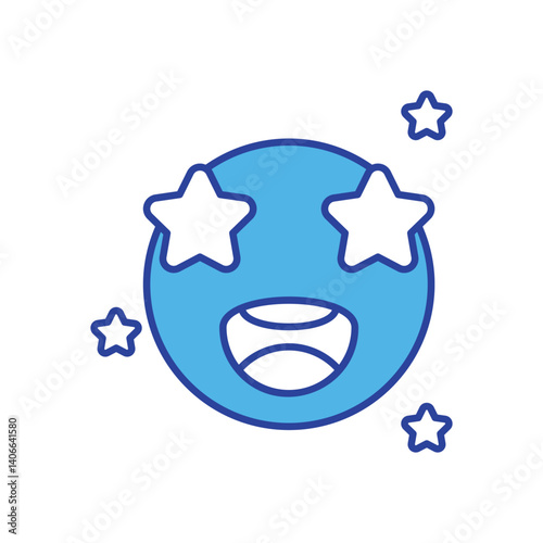 Amazing icon vector stock illustration