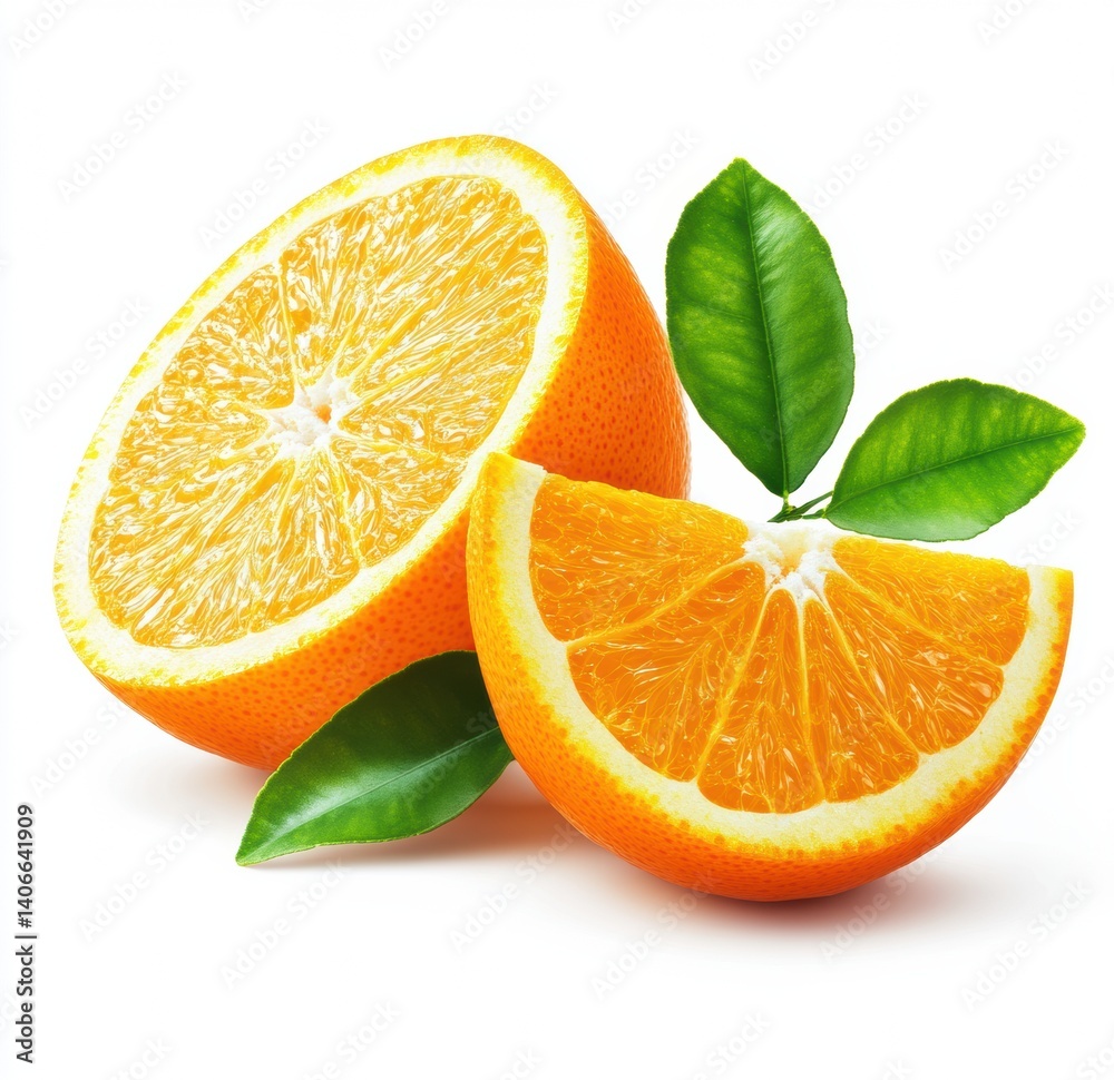 Fototapeta premium orange and lime