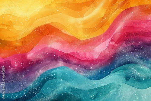 Wallpaper Mural Abstract background,Multicolour gradient with grain texture,Vector abstract orange, yellow, pink, green blue gradation vibrant on rough surface for product banner Torontodigital.ca
