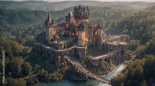 view from the top of the castle