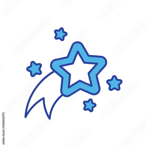 Fantastic icon vector stock illustration