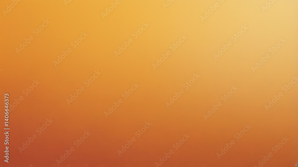 Obraz premium Minimal abstract wallpaper with flowing layers in warm orange and golden hues.