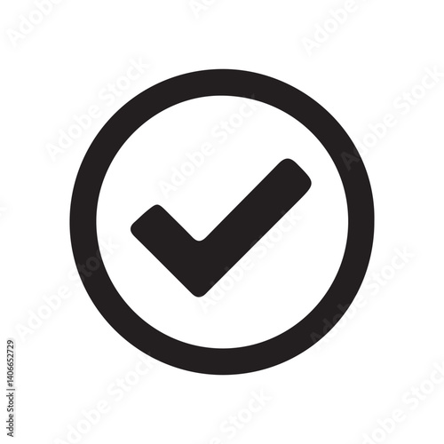check mark icon on square internet button