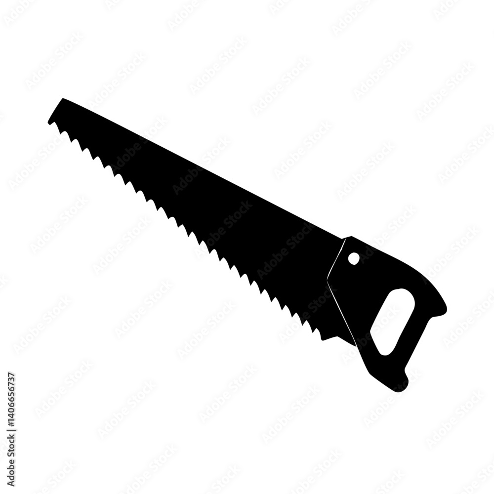 hand saw icon, hand saw silhouette vector illustration-simple silhouette illustration of hand saw, perfect for hand saw logos and icons hand saw icon, hand saw silhouette vector illustration-simple silhouette illustration of hand saw, perfect for hand saw logos and icons