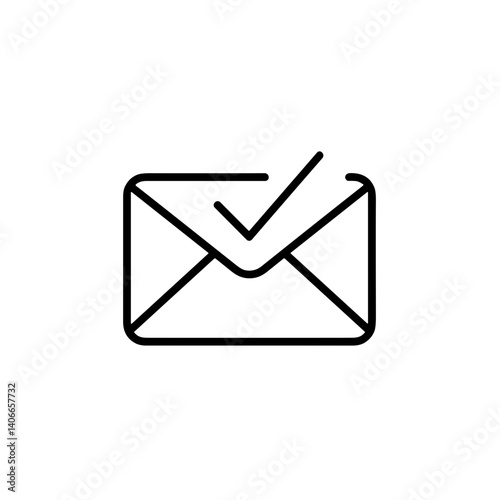 Free Download Email Icon with Checkmark Symbolizing Confirmation   - GFXLoad